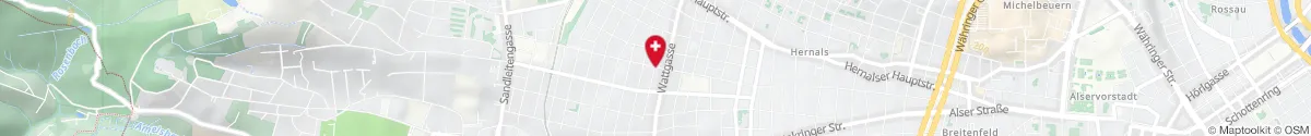 Kartendarstellung des Standorts für Marien-Apotheke in 1160 Wien